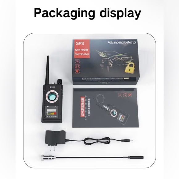 Advanced Detector, GPS/SPY/Monitor/Hidden Camera Detector, Anti-theft Terminator - Picture 6 of 10